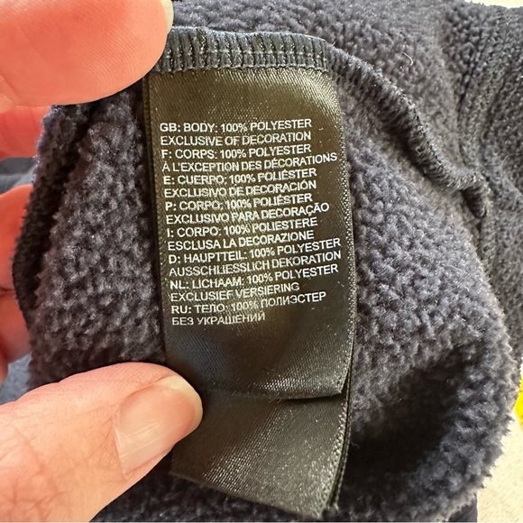 The North Face 1/2 Zip Mock Neck Fleece. Black. XXL. - Picture 8 of 8